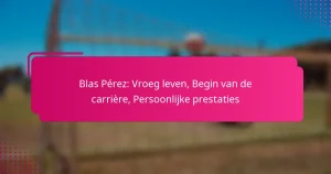 Blas Pérez: Vroeg leven, Begin van de carrière, Persoonlijke prestaties