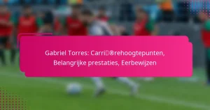 Gabriel Torres: Carrièrehoogtepunten, Belangrijke prestaties, Eerbewijzen