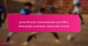 Jaime Penedo: Internationale carrière, Belangrijke prestaties, Nationale records